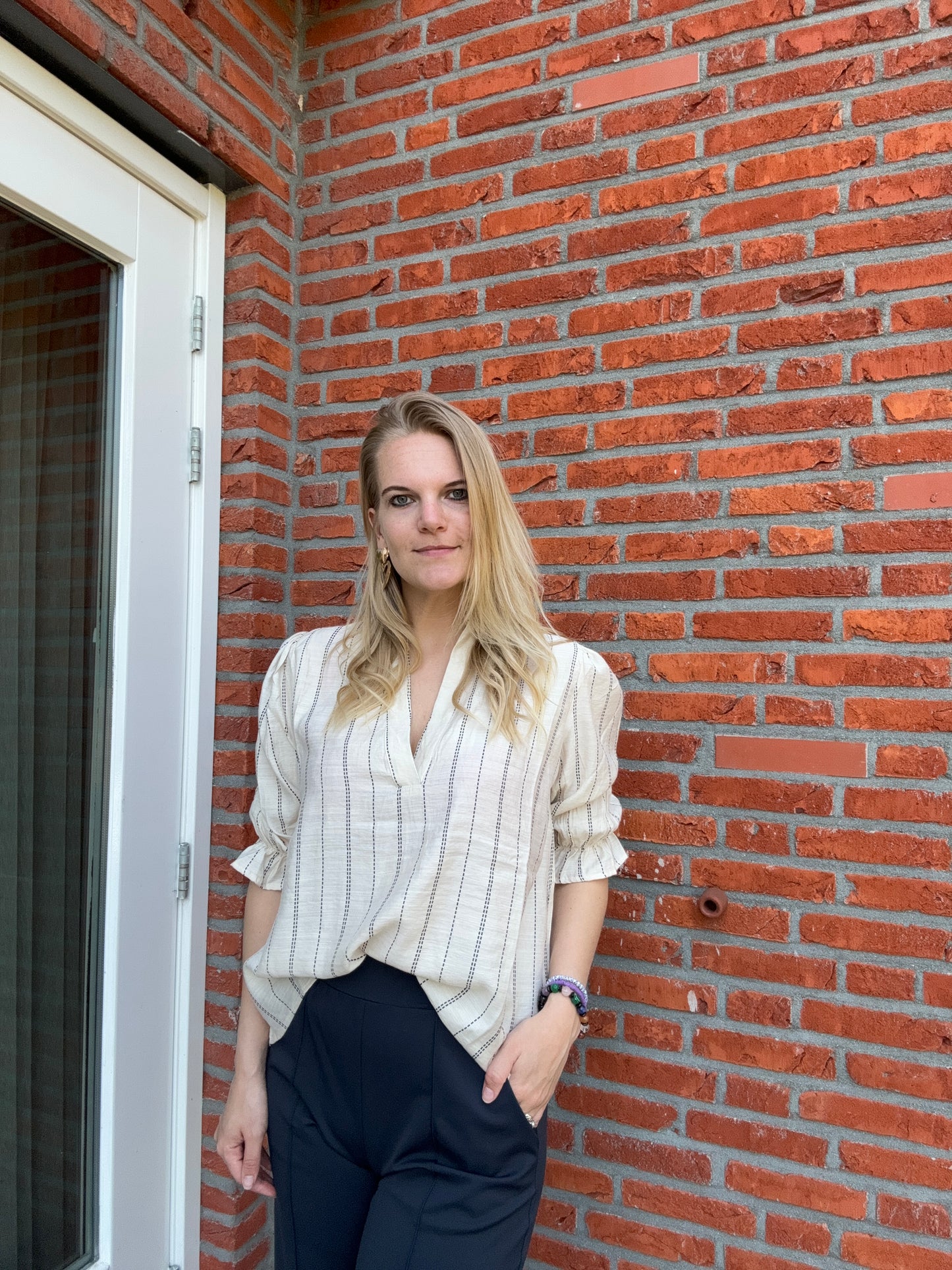 Pouvoir | Stijlvolle blouse crème