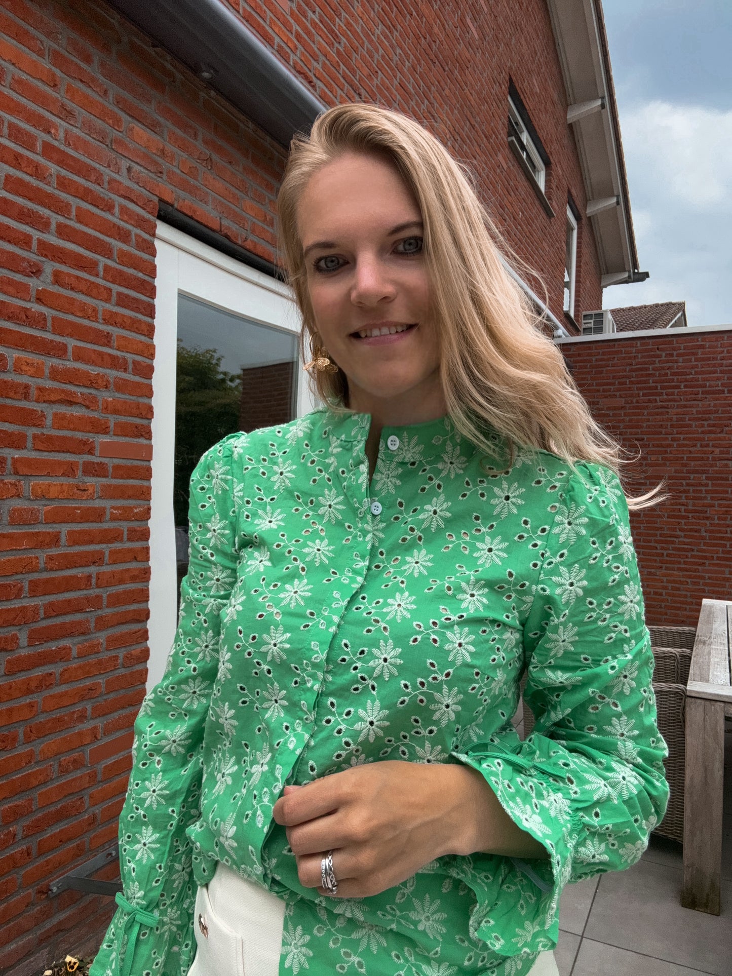 Pouvoir| Mooie, stijlvolle blouse green