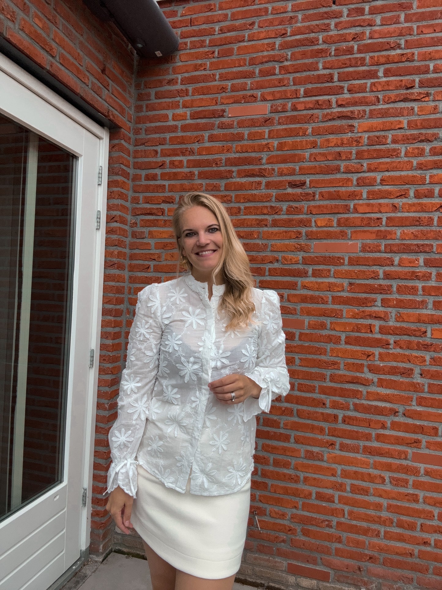 Pouvoir | Stijlvolle, geborduurde blouse
