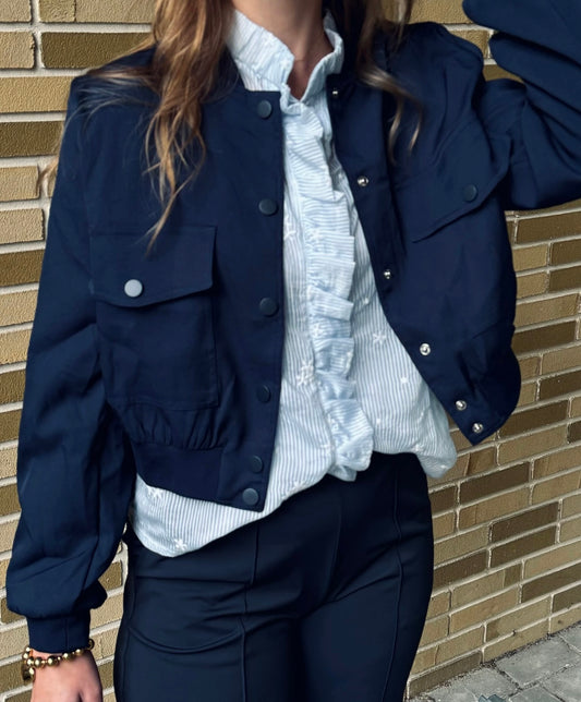 Pouvoir | Stijlvol, comfortabel jasje blue